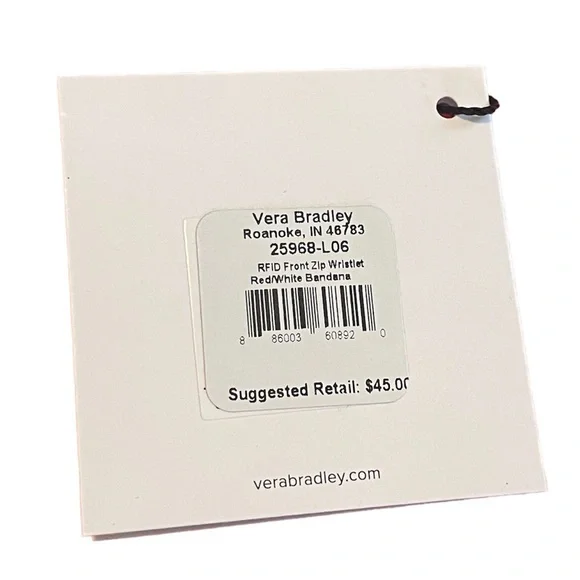 Vera Bradley Front Zip Wristlet - Picture 3 of 3